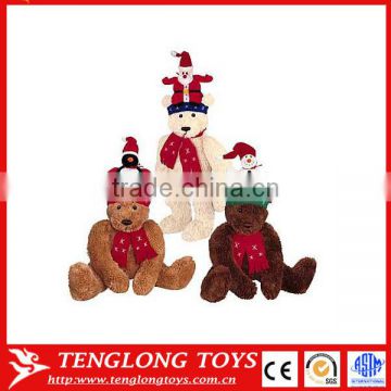 custom stuffed animal christmas plush toy