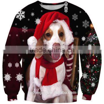 Black Dog Christmas Unisex 3D Printed Snowflake Sweatshirts/blue na Plus Size 3d Fashioable Christmas Hoodies Without Hood photo-1