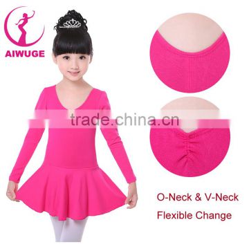 Cotton Leotards Ballet Practice Dance Dress Cotton Spandex Gymnastics Leotards