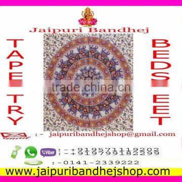 Jaipuri Bandhej Manufacturer Mandala,wall Hanging, Tapestry photo-3
