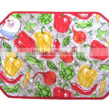 Different Design Pepper Cotton Durable Place Mat