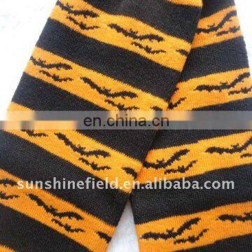 Stock! Baby Halloween Bat Bats Leg Warmers Black Orange Stripe Baby Leg Warmer Happy halloween