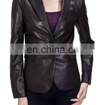 Womens Leather blazer