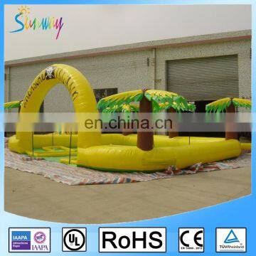 Commercial Inflatable Golf Game Inflatable Golf Arena Inflatable Golf Practice Field for sale