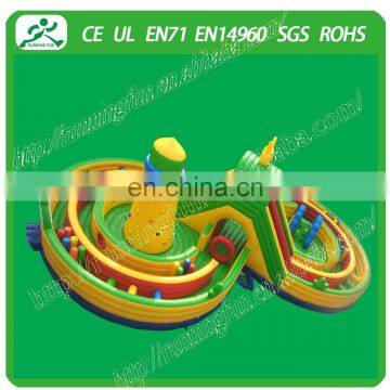 Inflatable obstacle adults game/inflatable sports game obstacle course/giant inflatable obstacle course for sale