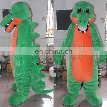 HI CE Plush green dinosaur mascot costume animals costume