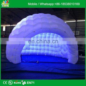 Widely Used Family Birthday Inflatable Cube Tent With LED Light