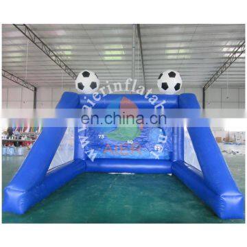 New design blue inflatable soccer gate for sale