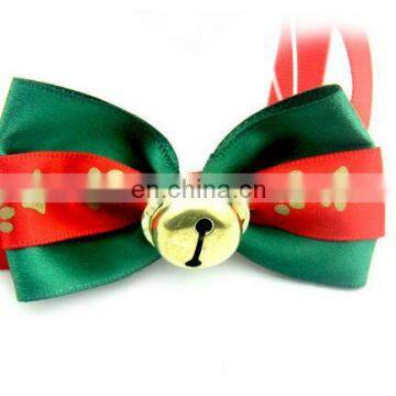 Christmas Pet bow bell ties