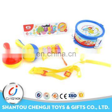 Hot sale small toy plastic drum set children's musical instrument