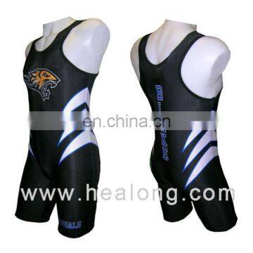 Healong Sport All Over Sublimation Inflatable Wrestling Shorts Latest Design photo-4
