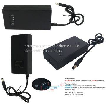 Smallest Luminous Ups li Ion Battery Backup 7.4v Power Supply dc Home Ups Kit for Voip Phone System photo-3