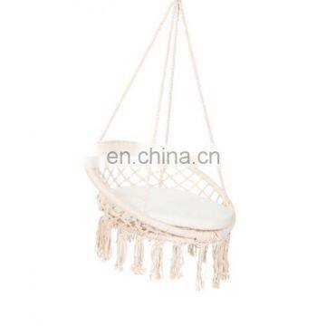 MACRAME SWING CHAIR | ROPE HANGING CHAIR HANDMADE PATIO CHAIR