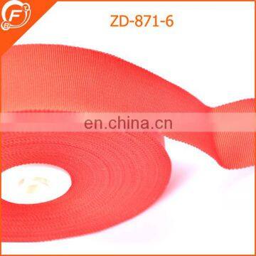 red color fashion grosgrain ribbon for texile garments