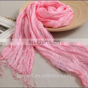 100% crinkle silk scarf