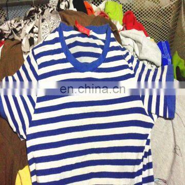 second hand clothes men short sleeve round neck T-shirt used clothes in bales