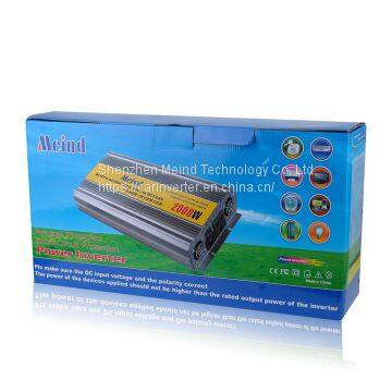 2000W Modified Sine Wave Built-In Charger DC to AC Power Inverter With Universal Socket photo-5
