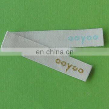 Soft Cotton Woven Main and Size Label for Cloting Manufactory
