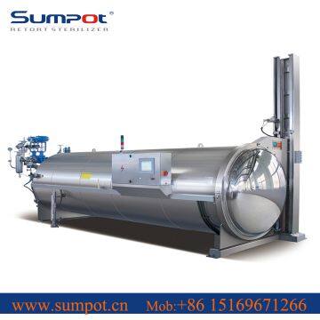 Siemens Control System Horizontal Autoclave Retort Curry Sterilization