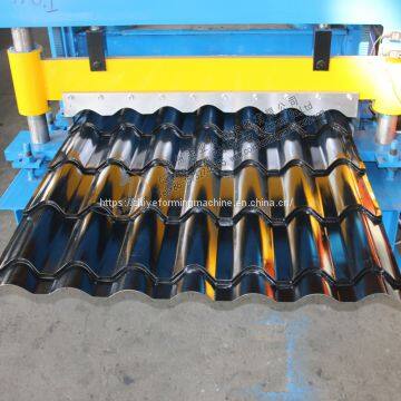 CE Standard Colored Steel Glazed Tile Forming Lines Botou photo-3