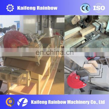 Good Feedback High Speed wood block press machine wood sawdust board making machine hot press wood pallet block feet machine