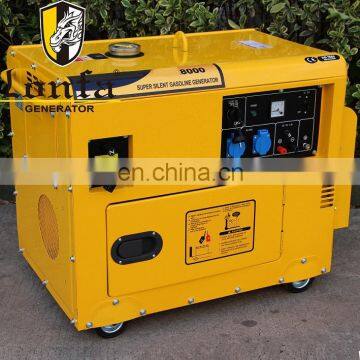 full canopy type 192F engine super silent gasoline generator 7.5 kva