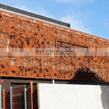 Modern Design Corten Steel Perforated Metal Cladding Price photo-6
