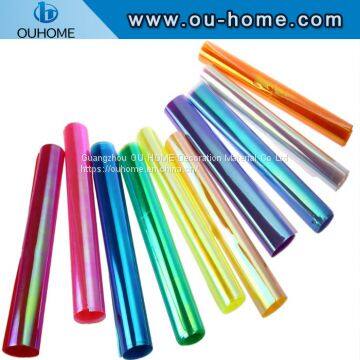 BT201 Colored Glass Film Discoloration Transparent Rainbow Film photo-4