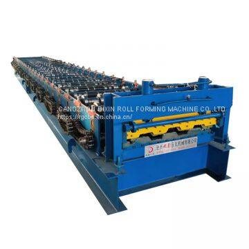 Floor Decking Sheet Steel Making Roll Forming Machine