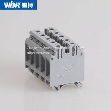 Din rail terminal blocks UK35N Pure copper connector Screw terminal block