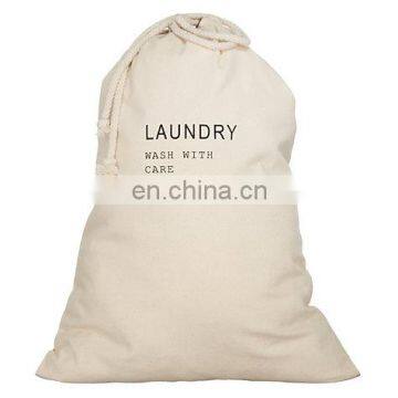 2016 promotional large laundry Bag,canvas cotton laundry Bag for hotel