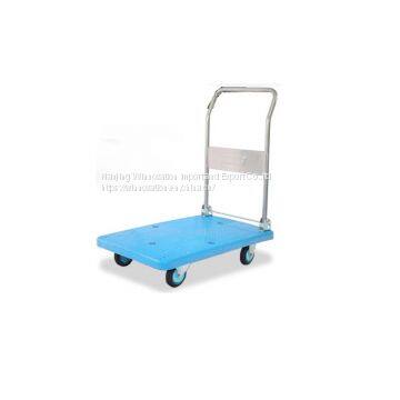 Silent Foldable Flatbed Handling Trolley photo-2