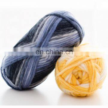 Wholesale Acrylic &  Nylon blended medium weight hand knitting yarn for scarves and hats