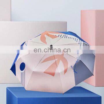 RAWHOUSE Portable Manual Open Travel Umbrella With Light Weight Protection Pocket Parapluie Umbrellas photo-5