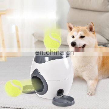 Wholesale Customized Logo Pet Interactive Toys Dogs Puzzle Food Dispenser Tennis Ball Throwing Fetch Machine