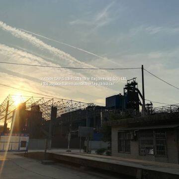 Jiangsu Xu Gang Group New 4# 5# Space Frame Structure Environmental Protection Shed Project photo-4