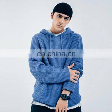Wholesale Hign Quality Men's Sweater Hood Knitted Sweater photo-2
