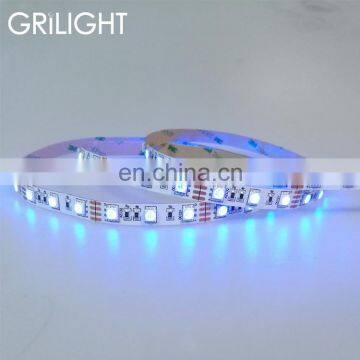 RGB led strip 12v 24v led strip kit with rgb controller color changing led rope light dmx led strip