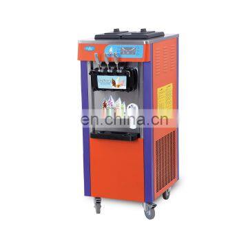 Snack ice cream machines commercial soft serve ice cream machine with rainbow system