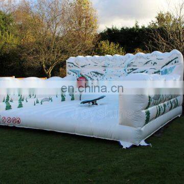 Snow World Theme Mechanical Inflatable Surf Simulator Mechanical Surfboard Fun Game For Sale