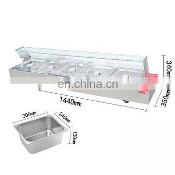 Hight Quality Buffet Equipment Stainless Steel Hot Food Warmer Food Warming Electric Soup Bain Marie Stainless Steel Bain Marie photo-2