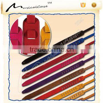 Cotton/nylon/polyester/leather Stage Show Guitar Strap