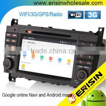 Erisin ES2508B Mercedes W209 W203 Double Din 7 inch Car DVD GPS Player