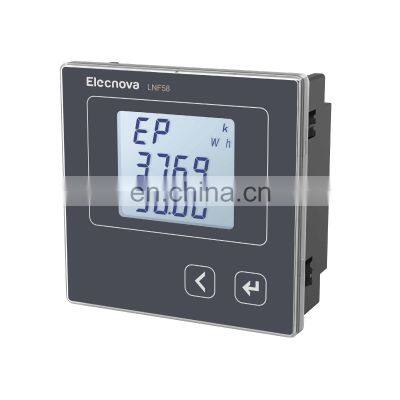 Multifunctional digital 96*96 panel mounted electricity three phase meter multimeter with modbus