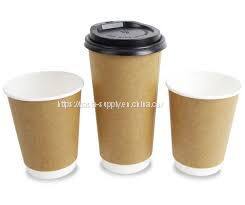 Biodegradable China hot coffee cups paper coffee cups with sleeves