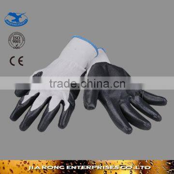 Palm Coated Black Nitrile Gloves LG054