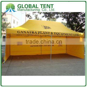 Custom Print Aluminum Folding Pagoda Trade Show Tent 3x6m ( 10ft X 20 ft), Printed canopy & valance, 3 full walls