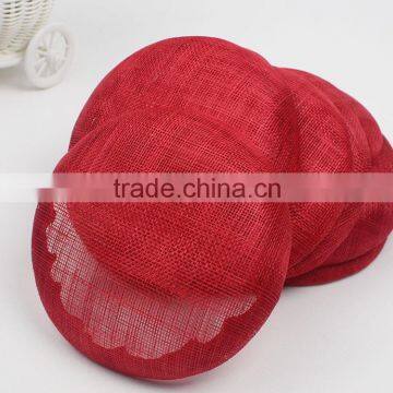 Wholesale Red Fascinator Round Sinamay Hat Base photo-3