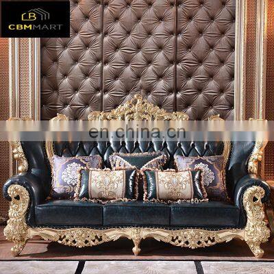 Factory supply italian style living room furniture Antique sofa set price