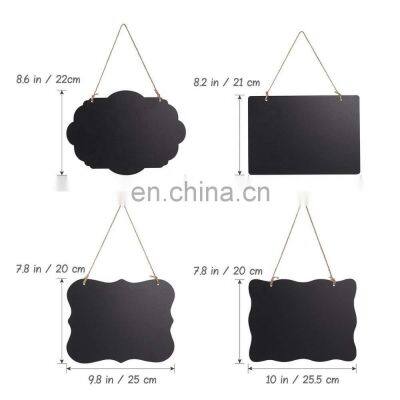 Chalkboard Sign Double-Sided Message Board With Hanging String photo-2